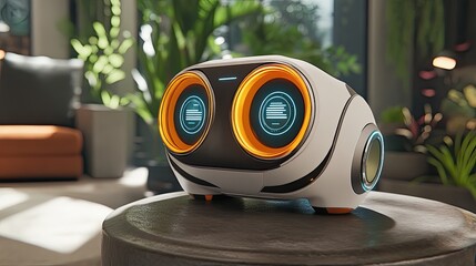 Poster - Futuristic Home Robot Device Modern Technology Design