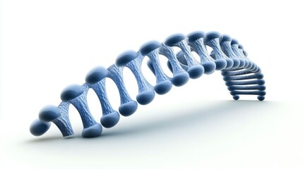 Poster - Abstract Representation of a DNA Helix Structure