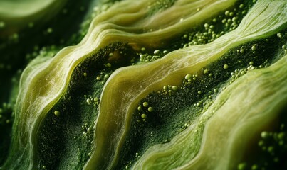 Extreme close-up texture roots green vegetation background