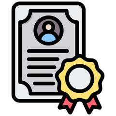 Poster - Qualification Outline Color Icon