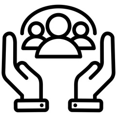 Poster - Inclusion Outline Icon