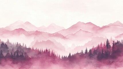 Wall Mural - abstract background, gentle gradients transitioning from pastel lavender to rich plum with a delicat