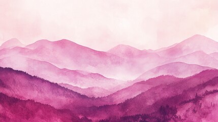 Wall Mural - abstract background, gentle gradients transitioning from pastel lavender to rich plum with a delicat