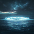 © iconic - Celestial Portal: Glowing Gateway to Otherworldly Realms. A mystical, vibrant cosmic portal floats