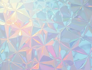 Poster - A kaleidoscope of pastel hues, reflecting light in a mesmerizing display.