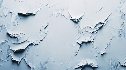 Aufkleber - Light blue textured plaster wall creating abstract shapes