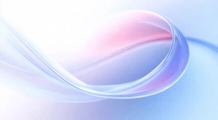 Fototapete - Tech Art Abstract Creative Blue Fluid Visual Design 