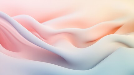 Wall Mural - A tranquil abstract gradient background with smooth pastel hues.featuring gentle color transitions.evoking calmness and sophistication.ideal for digital invitations