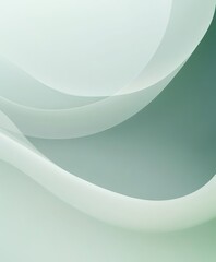 Wall Mural - A tranquil abstract gradient background with soft greens and light blues.featuring smooth color transitions.focusing on calmness and serenity.ideal for wellness and professional content