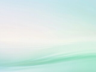 Wall Mural - A tranquil abstract gradient background with soft greens and muted greys.featuring gentle color shifts.focusing on calm and sophistication.ideal for corporate and wellness content
