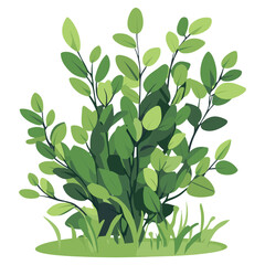 Naklejka na meble A bush art illustration plant vector