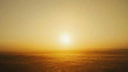 Wall Mural - Golden Hour Prairie Sunset