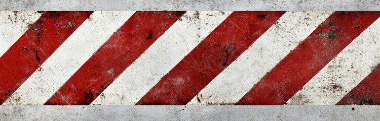 Aufkleber - Grunge red and white diagonal stripes texture. (1)
