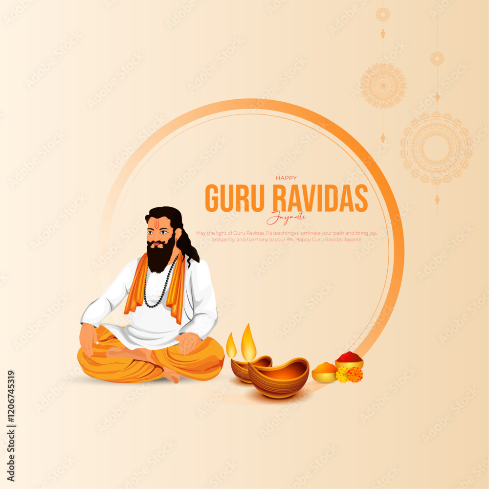 Happy Guru Ravidas Jayanti Post. Birth Anniversary of Sant Ravidas ...