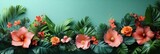 Vibrant Tropical Floral Arrangement: A Summer Paradise