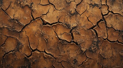 Poster - Close-up of a rusty metal texture with visible cracks, showcasing the weathered surface for industrial, vintage, or grunge concepts.