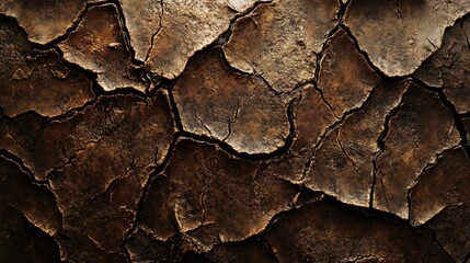 Wall Mural - Close-up of a rusty metal texture with visible cracks, showcasing the weathered surface for industrial, vintage, or grunge concepts.