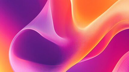 Wall Mural - a vibrant abstract gradient background with vivid purples and bright oranges.featuring energetic col