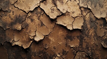 Poster - Rusty metal surface with cracks and peeling, perfect for showcasing industrial decay, vintage textures, or grunge-themed projects.