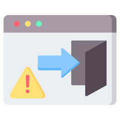 Poster - Backdoor Flat Icon