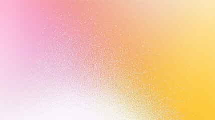 Leinwandbilder - Soft pastel gradient background with pink, orange, and yellow tones featuring a grainy texture. Ideal for design templates, banners, and posters. Ultra-realistic soft-focus abstract wallpaper concept.