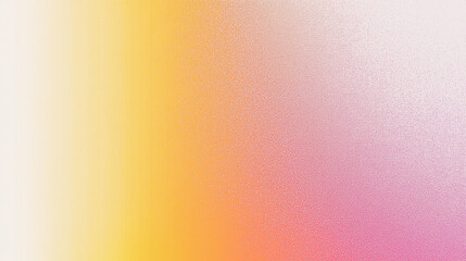Leinwandbilder - Soft pastel gradient background with pink, orange, and yellow tones featuring a grainy texture. Ideal for design templates, banners, and posters. Ultra-realistic soft-focus abstract wallpaper concept.