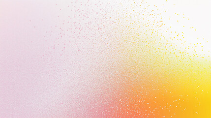 Leinwandbilder - Soft pastel gradient background with pink, orange, and yellow tones featuring a grainy texture. Ideal for design templates, banners, and posters. Ultra-realistic soft-focus abstract wallpaper concept.