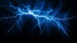 © Chayon Creative - Lightning, blue lightning, electric field background. Blue glowing lines on a dark black backdrop