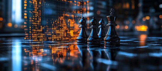 strategic business chess: market domination visualized