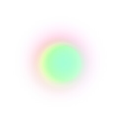Poster - Blur gradient circle glowing light on transparent background