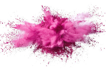 explosion of fine pink powder in midair a captivating display of color and texture for artistic inspiration
