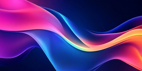 Wall Mural - a vibrant abstract gradient background.featuring bold neon hues and smooth transitions.emphasizing e