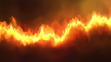 Poster - A close-up of a glowing stock market trend with increasing values, representing rising investments and the dynamic nature of the market