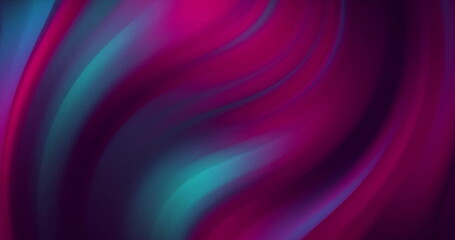 Poster - Image of blue and red shapes on black background