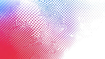 Aufkleber - Abstract colorful halftone dot pattern background.