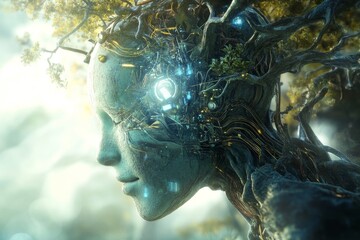 Poster - Surreal Organic Growth of AI Evolution in a Topaz World