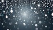 © Burhan - Winter christmas sparkling shiny silver bright glittering abstract bokeh background Generative AI