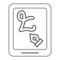 Poster - Tablet Icon