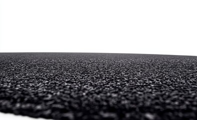 Close-up view of dark asphalt road surface, textured background.