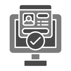 Wall Mural - Authorization Icon