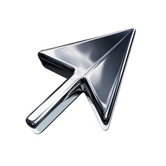 Poster - Chrome Cursor Pointer Digital Interface Design