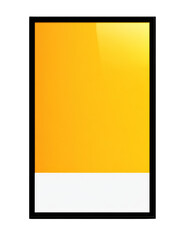 Aufkleber - Abstract Framed Artwork Yellow White Black