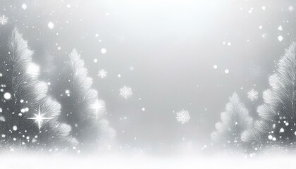 Poster - abstract christmas background with snowflakes. snowflakes on glittering gray background. winter holiday theme with copy space.
