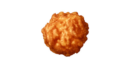 Wall Mural - Fried chicken nugget isolated on transparent background