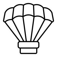 Wall Mural - Parachute Icon