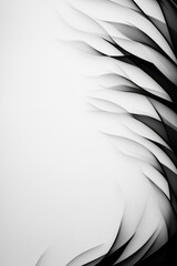 Poster - An elegant arrangement of thin, curved lines gracefully intertwining against a clean white background, emphasizing minimalism,