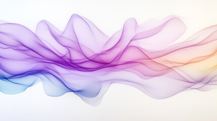Poster - A simplistic yet captivating minimalist artwork featuring smooth flowing lines in soft lavender hues, evoking tranquility and beauty,