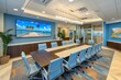 © masud - Modern Conference Room Design with Coastal Theme
