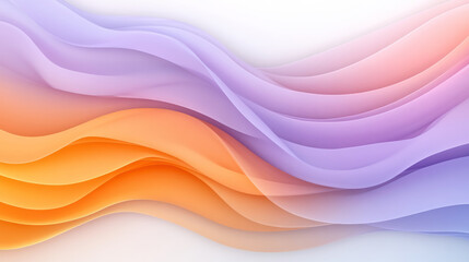 Aufkleber - An artistic abstract wavy background with intricate purple and orange gradient patterns, enhancing the visual complexity and elegance,