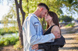 © Ryzhkov Oleksandr - Stylish and young man and woman posing on the street,